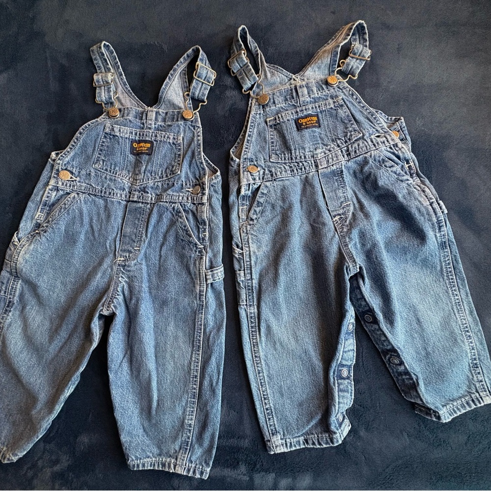 OshKosh B'gosh Blue Denim Overalls for Kids